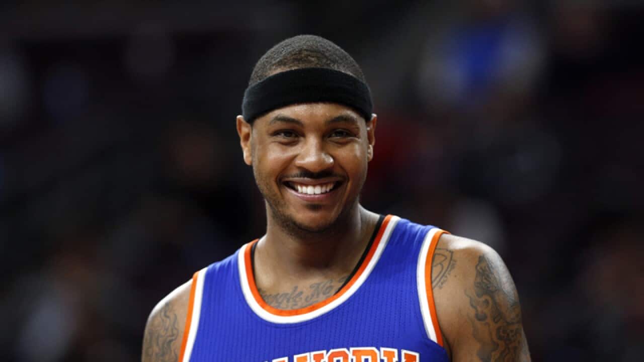New York Knicks forward Carmelo Anthony