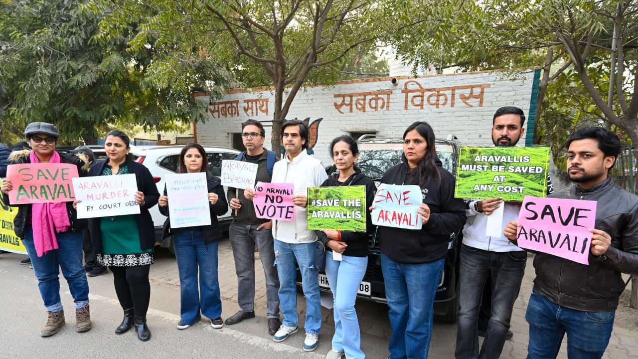 India: Gurugram Environmental Groups Protest Against Haryana Environment Minister Rao Narbir To Save Aravalli Range