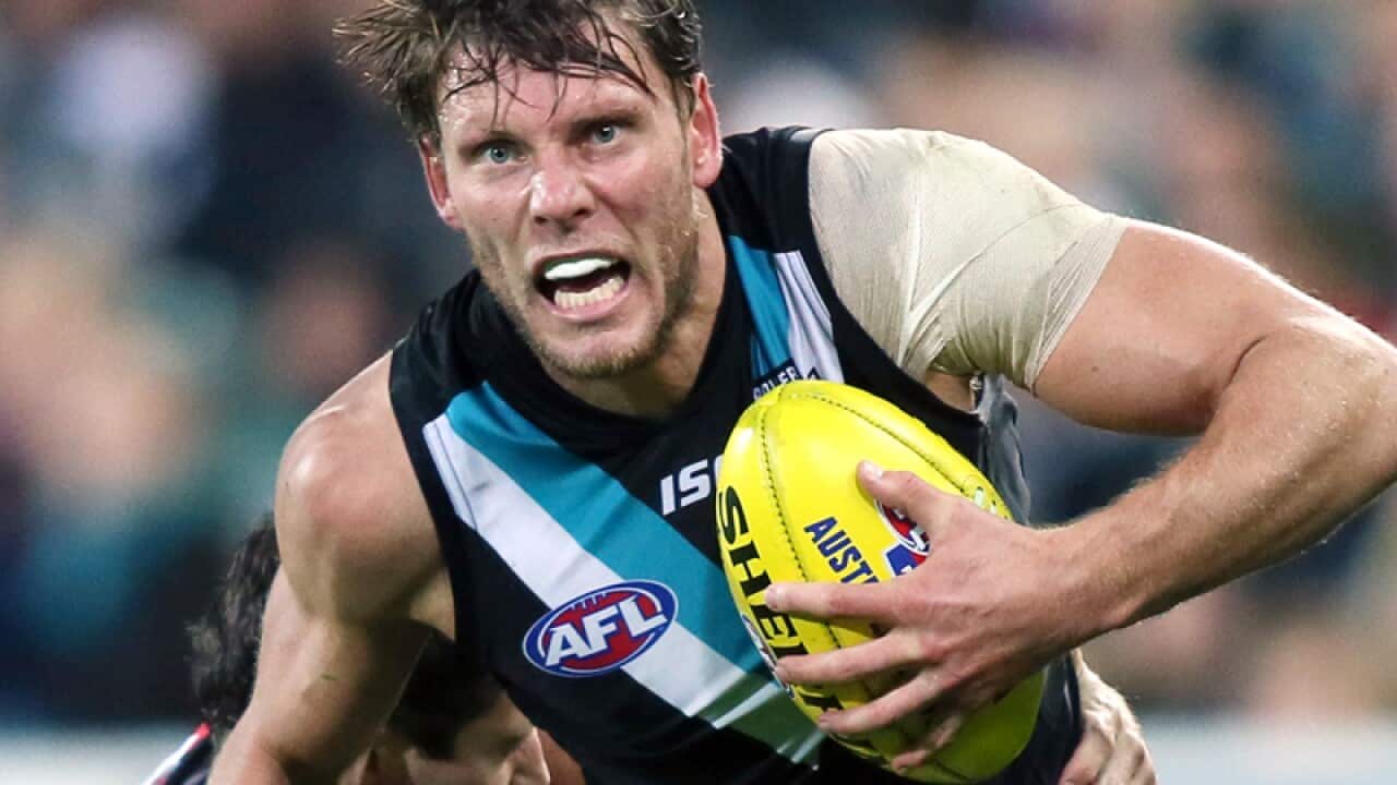 Brad Ebert of Port Adelaide Power