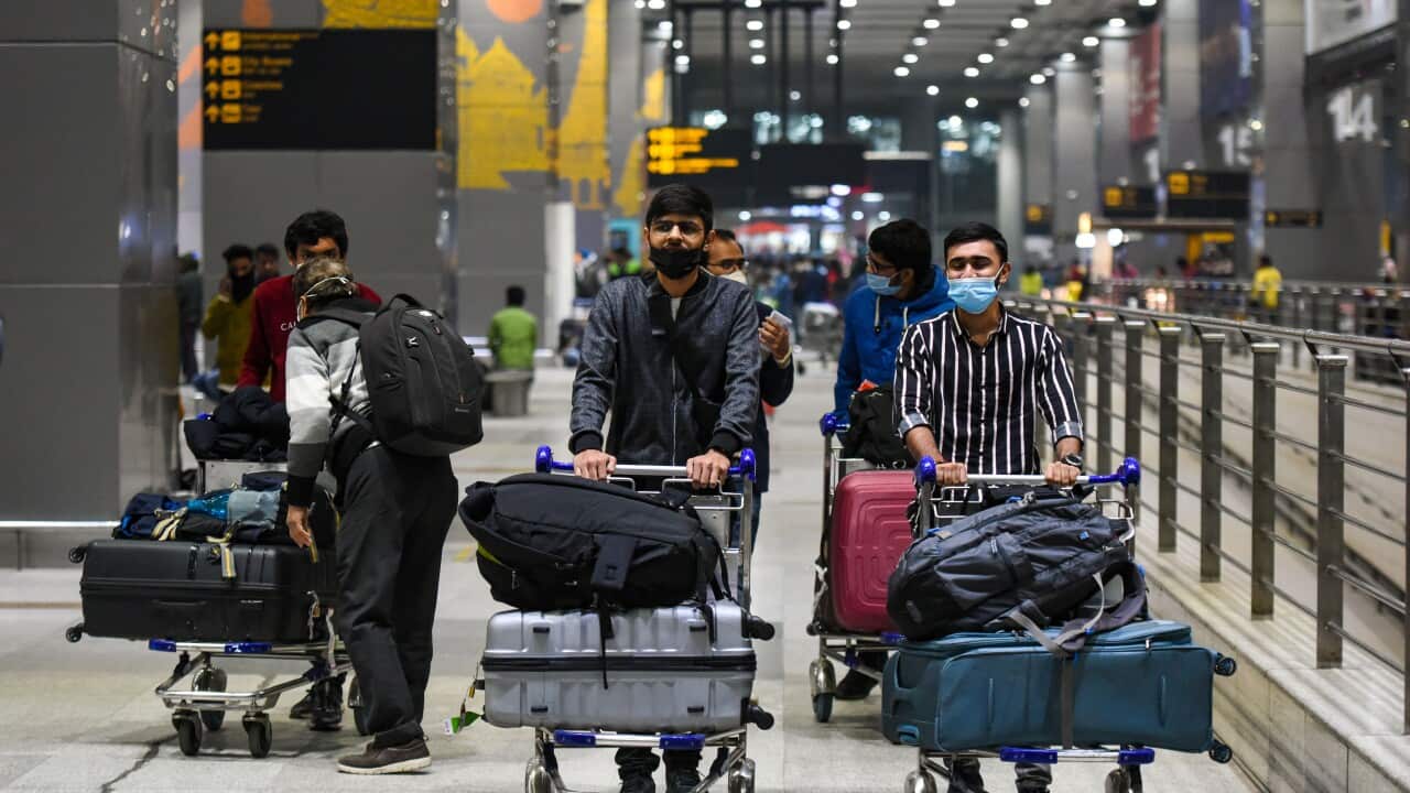 Indians at the airport.