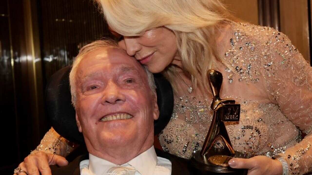 Kerri-Anne Kennerley and John Kennerley at the Logies.