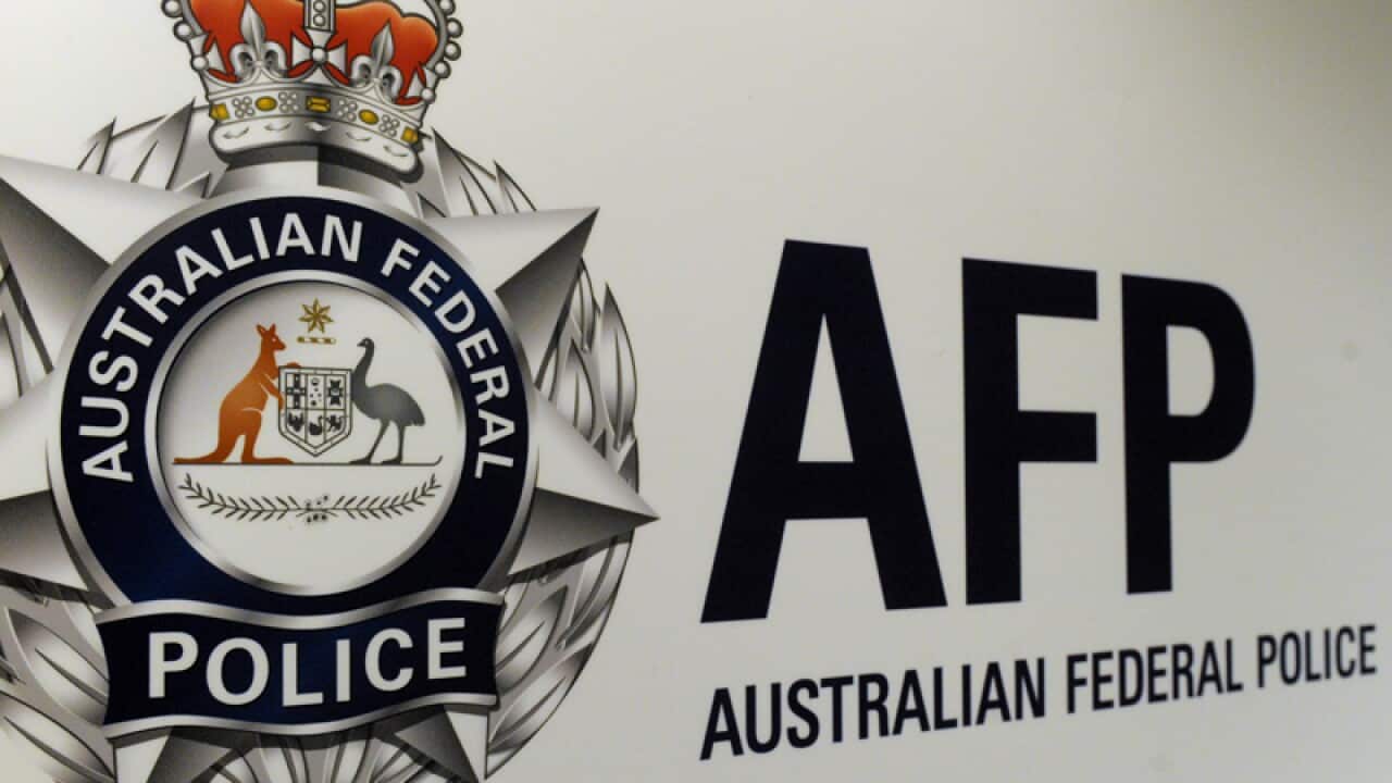 An Australian Federal Police logo