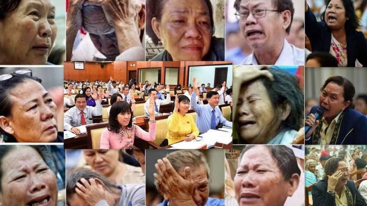 Đại biểu HĐND tươi cười thông qua việc xây nhà hát và dân Thủ Thiêm khóc vì mất nhà mất đất