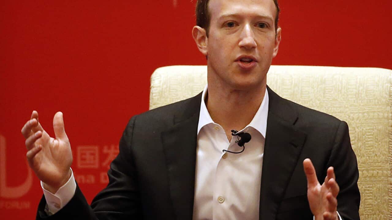 Facebook CEO Mark Zuckerberg