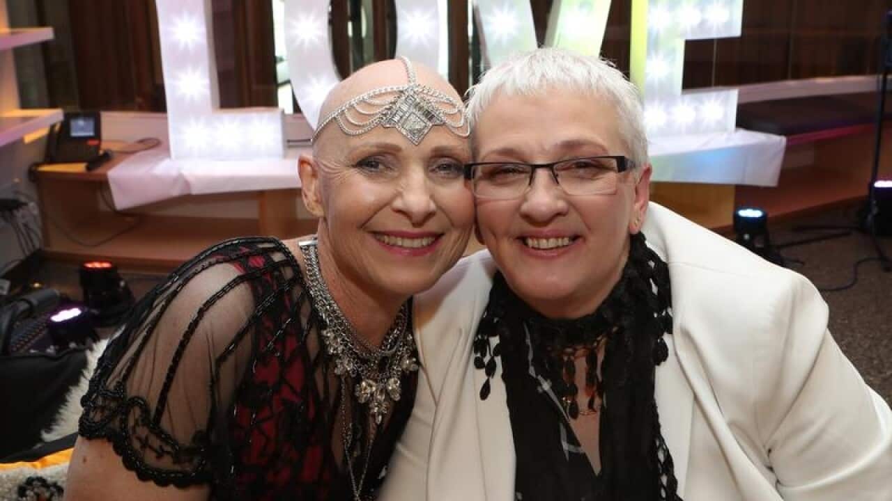 Cas Willow, and her long-term partner, Heather Richards