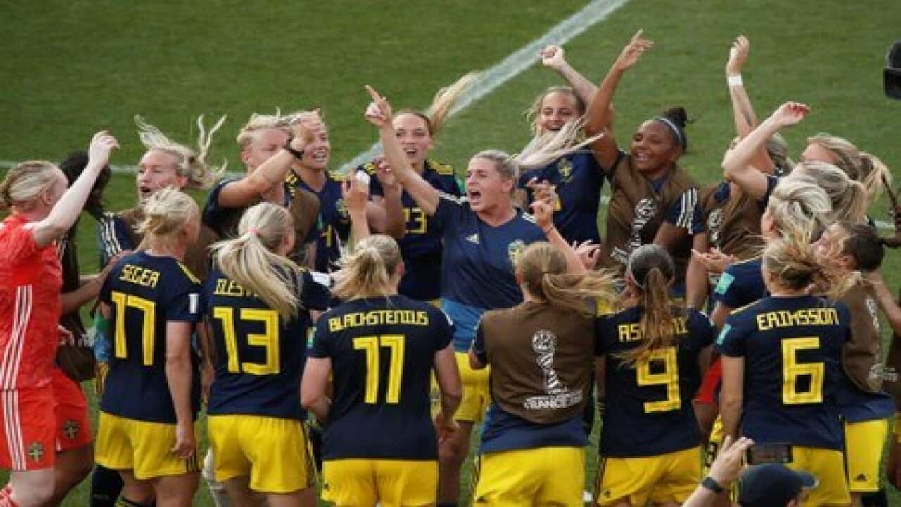 Sweden upset Germany to reach World Cup semis