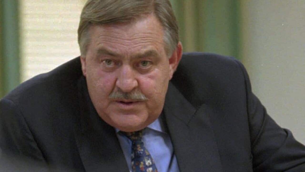 Pik Botha, South Africa's last apartheid-era foreign minister.