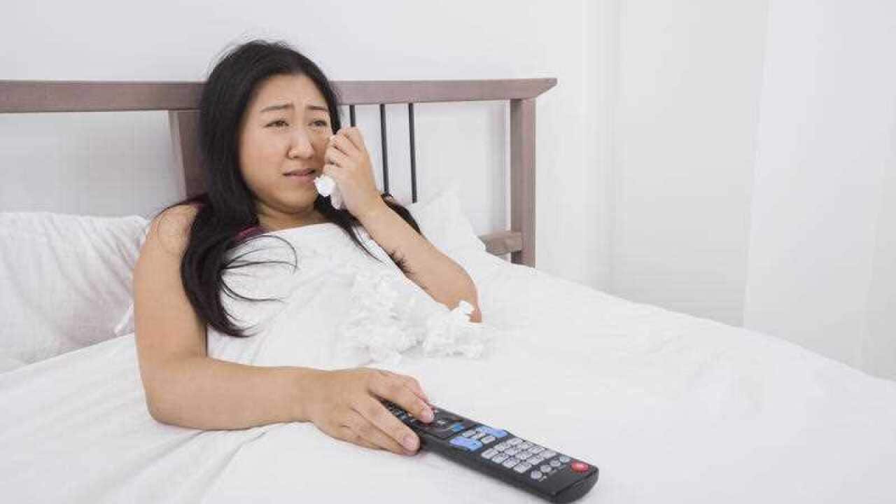 crying woman