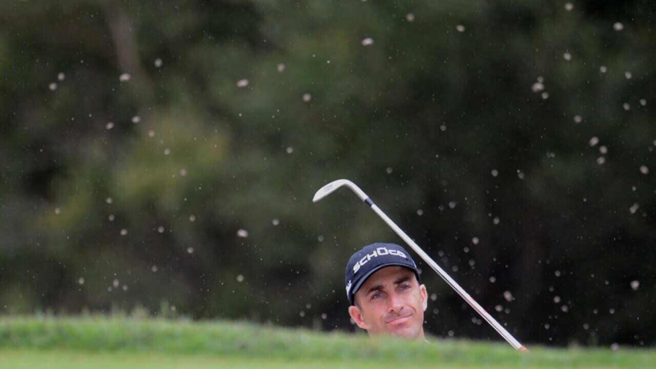 Golfer Geoff Ogilvy at the Australian Open in 2013