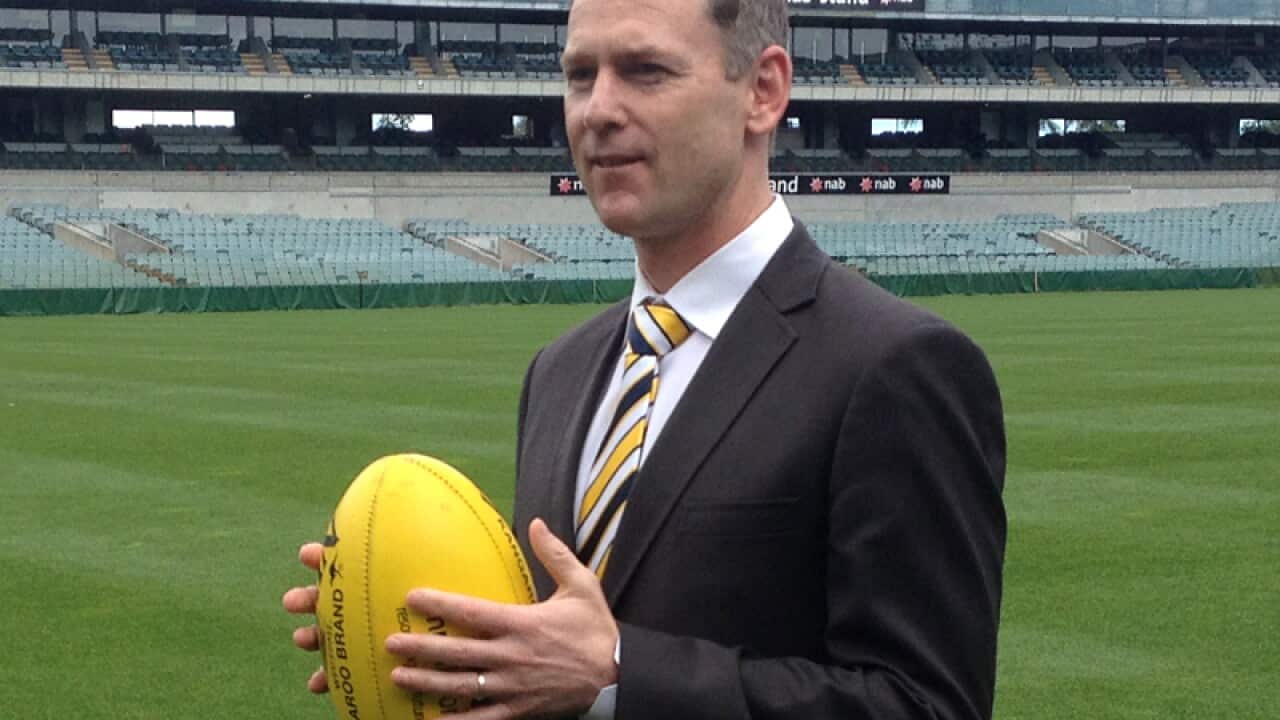 New West Coast Eagles coach Adam Simpson