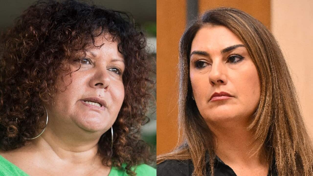 Malarndirri McCarthy and Lidia Thorpe