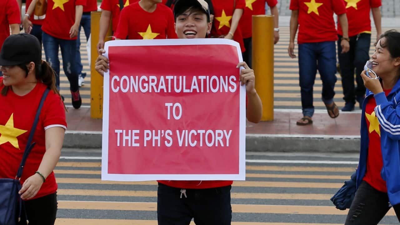 Support for the Philippines' case.