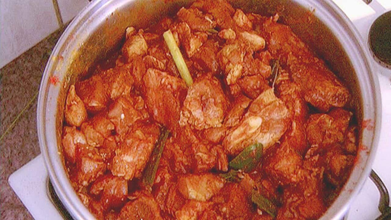 Sri Lankan pork curry