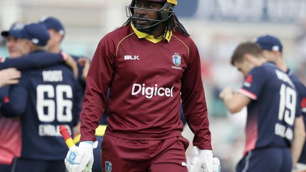 West Indies batsman Chris Gayle