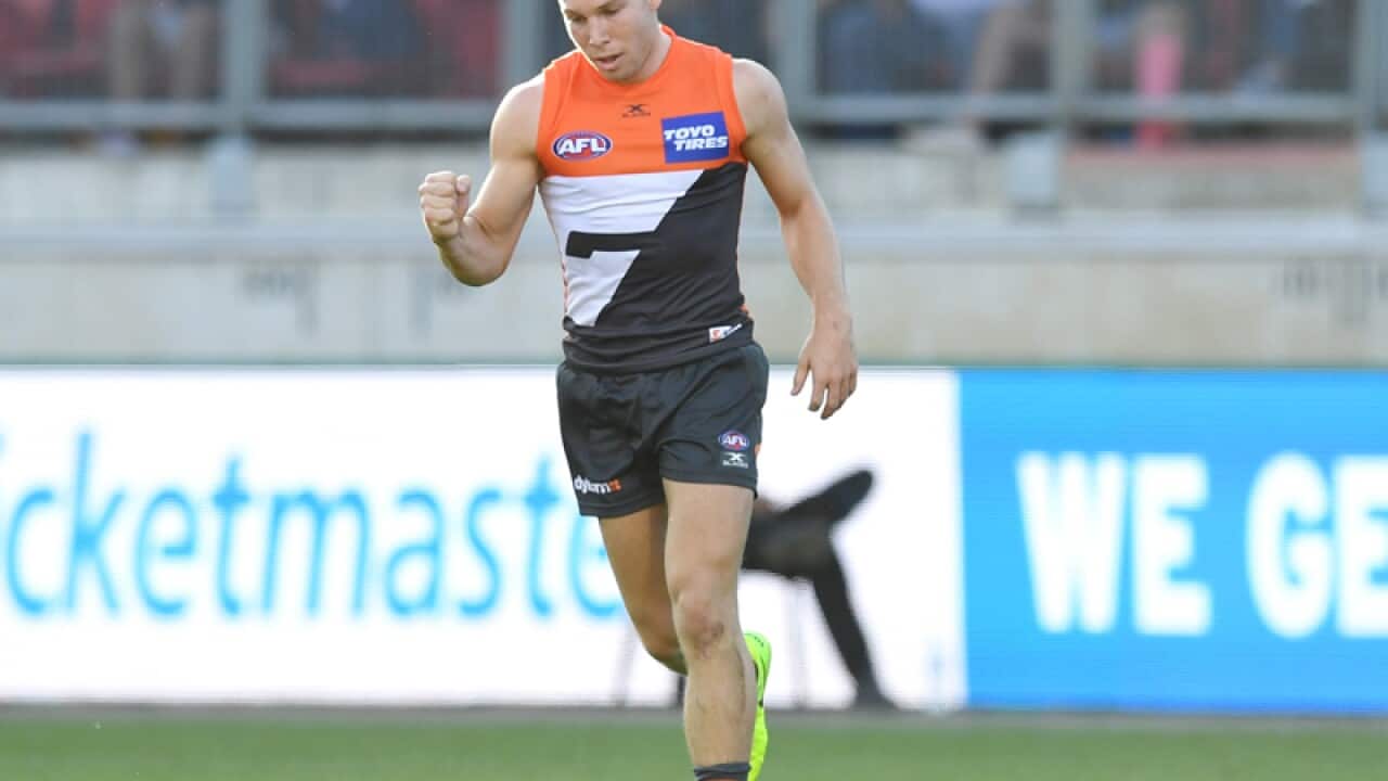 Toby Greene of the Giants