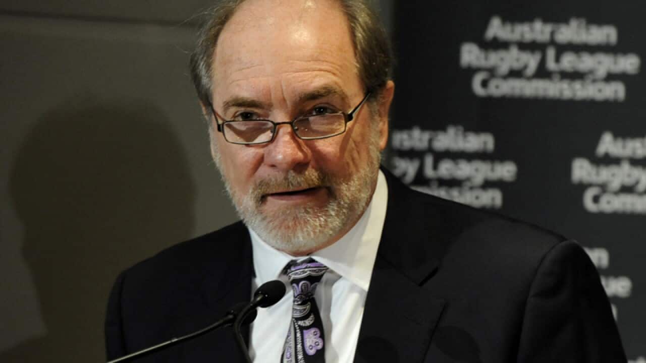 Australia Rugby League Commission (ARL) Chairman John Grant.