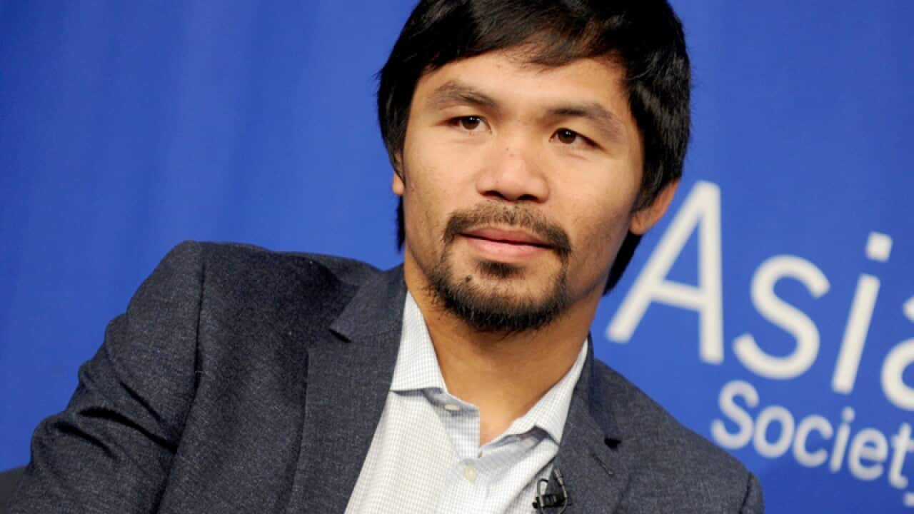 Filipino boxer Manny Pacquiao