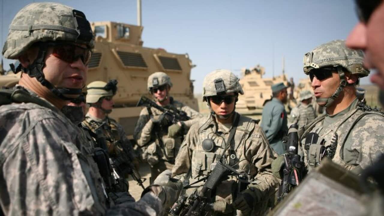 US troops in Afghanistan