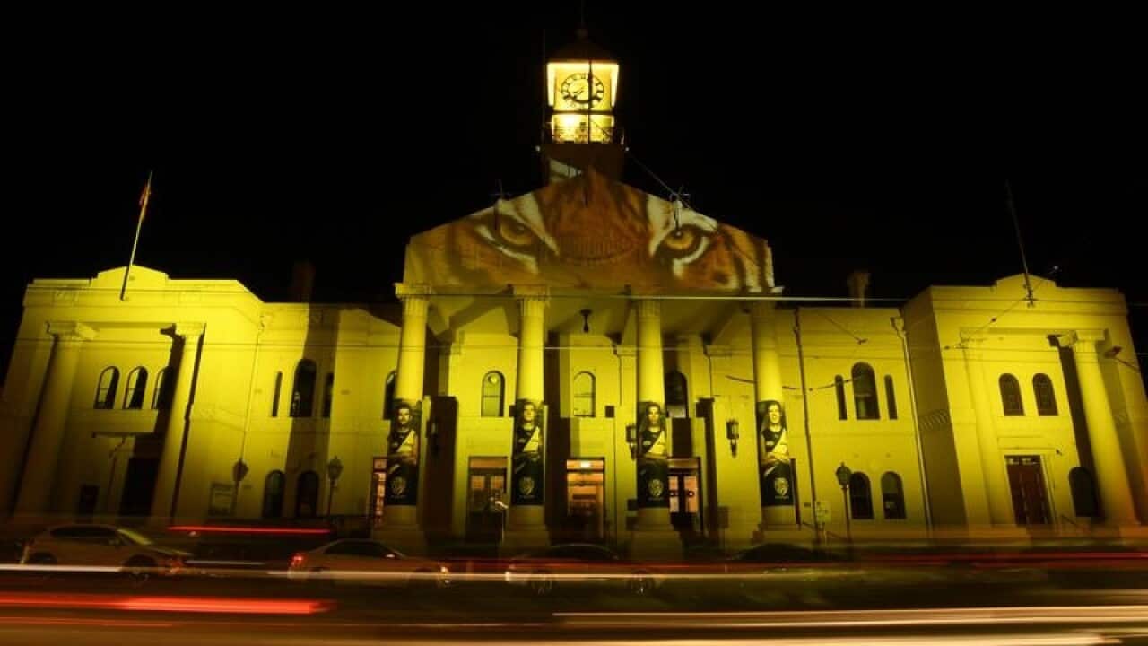 The exterior of the Richmond Town Hall.