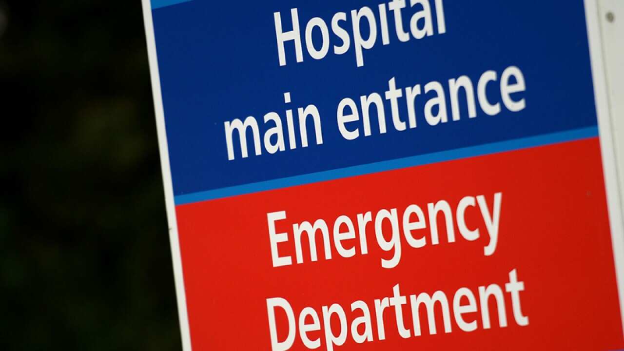 Main entrance to an emergency department