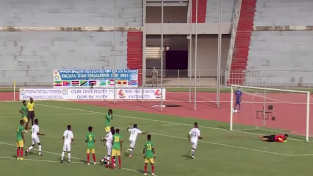 Ethiopia Eritrea draw in the opening CECAFA U23 game in Bahir Dar, Ethiopia.