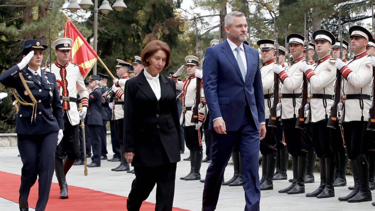 Slovakian President Peter Pellegrini visit North Macedonia