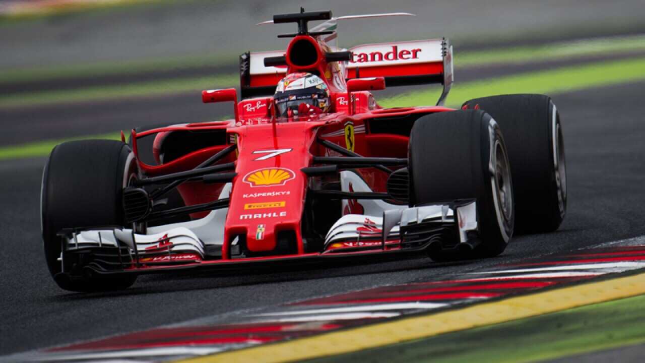 Kimi Raikkonen in Barcelona