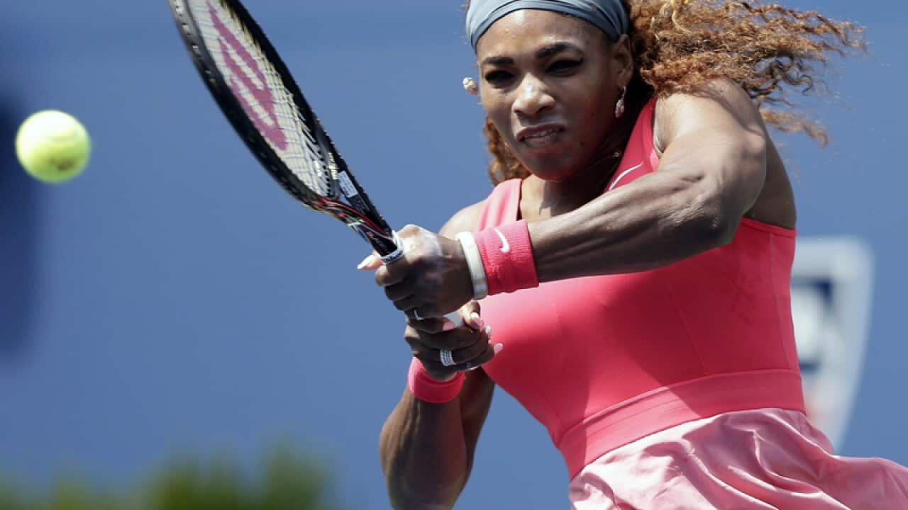 Serena Williams during the US Open