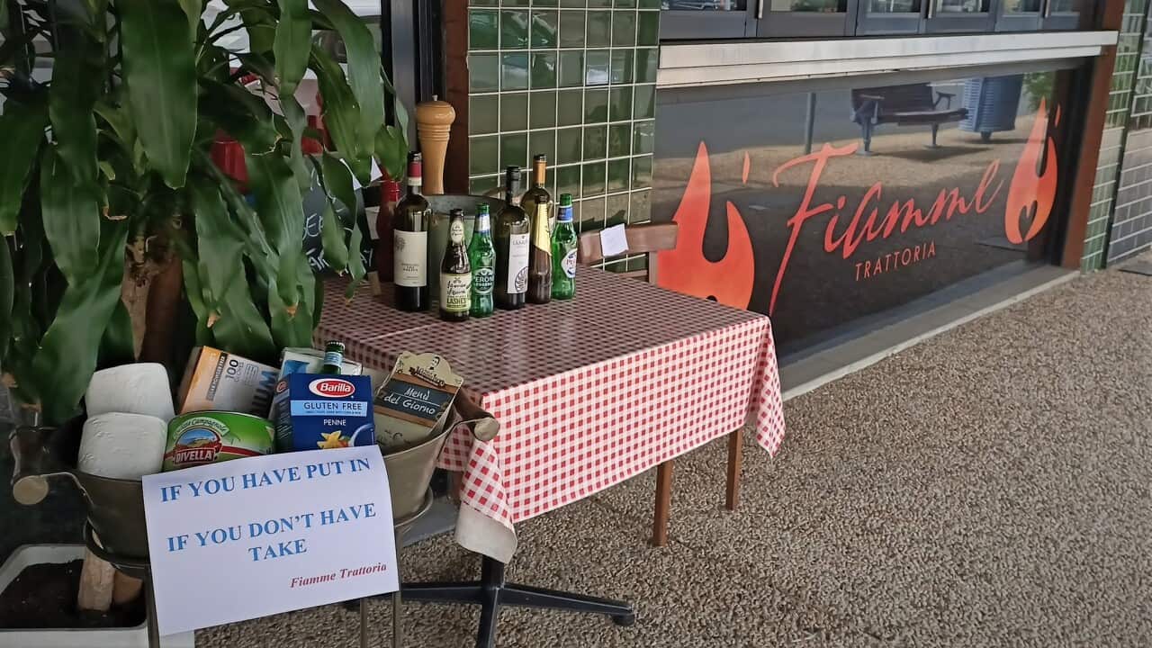 Il "panaro" solidale a Brisbane, Fiamme Trattoria