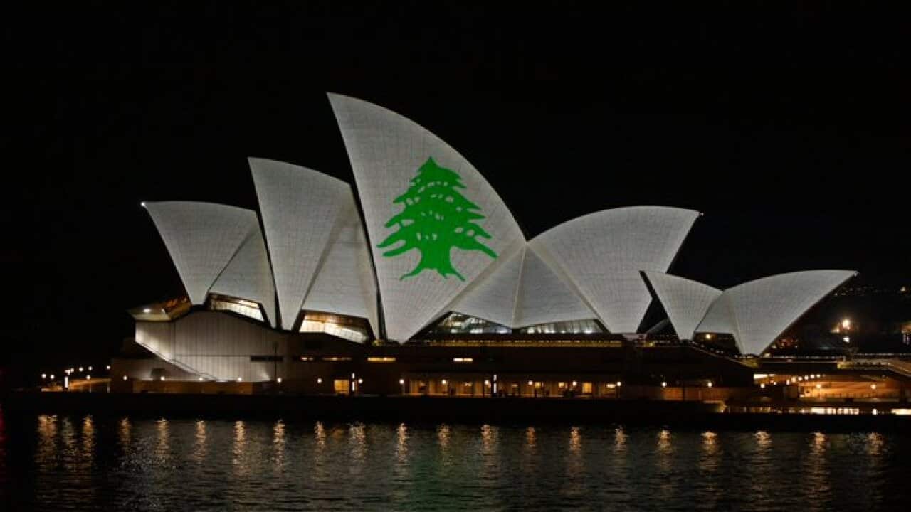 The Sydney Opera House carries the Cedar of Lebanon.