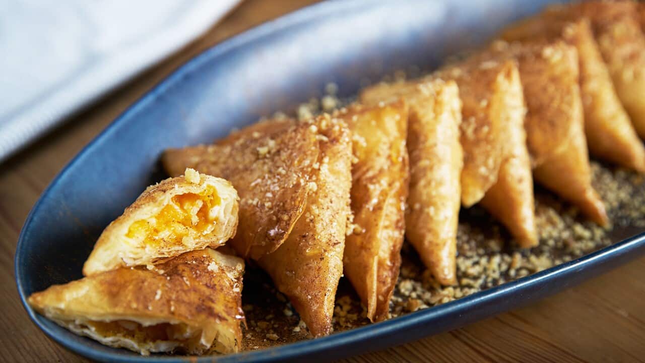 Sweet pumpkin pastries