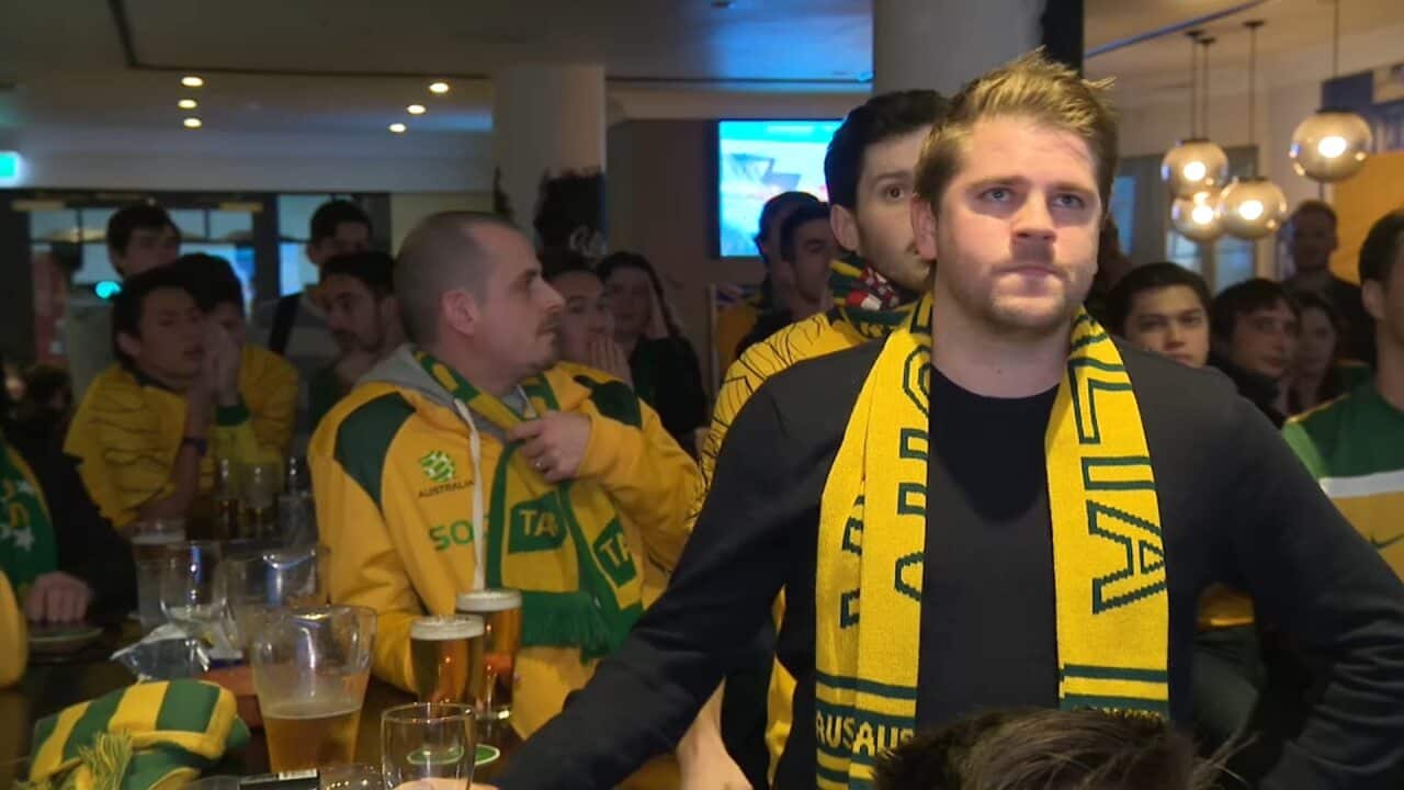 Socceroos' fans unhappy with the state of play.