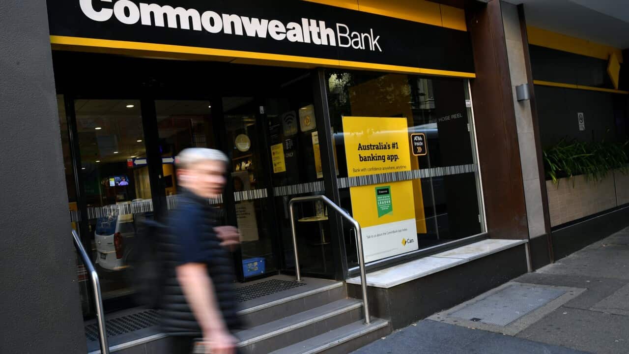 A pedestrian at the Commonwealth bank (AAP).jpg