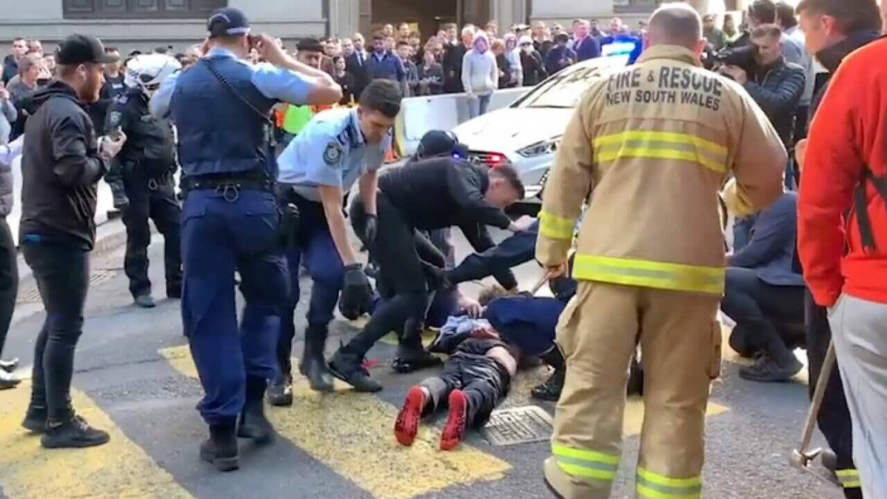 stabbed in Sydney's CBD