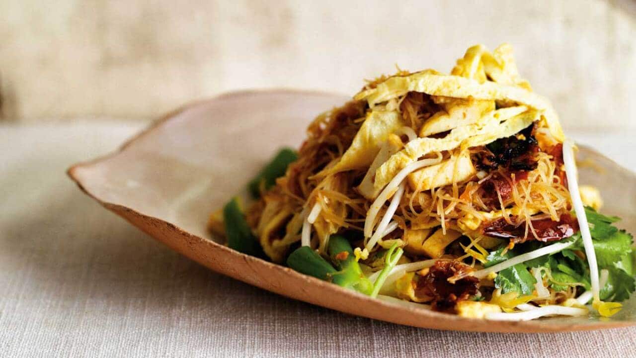 Stir-fried vermicelli with bean curd