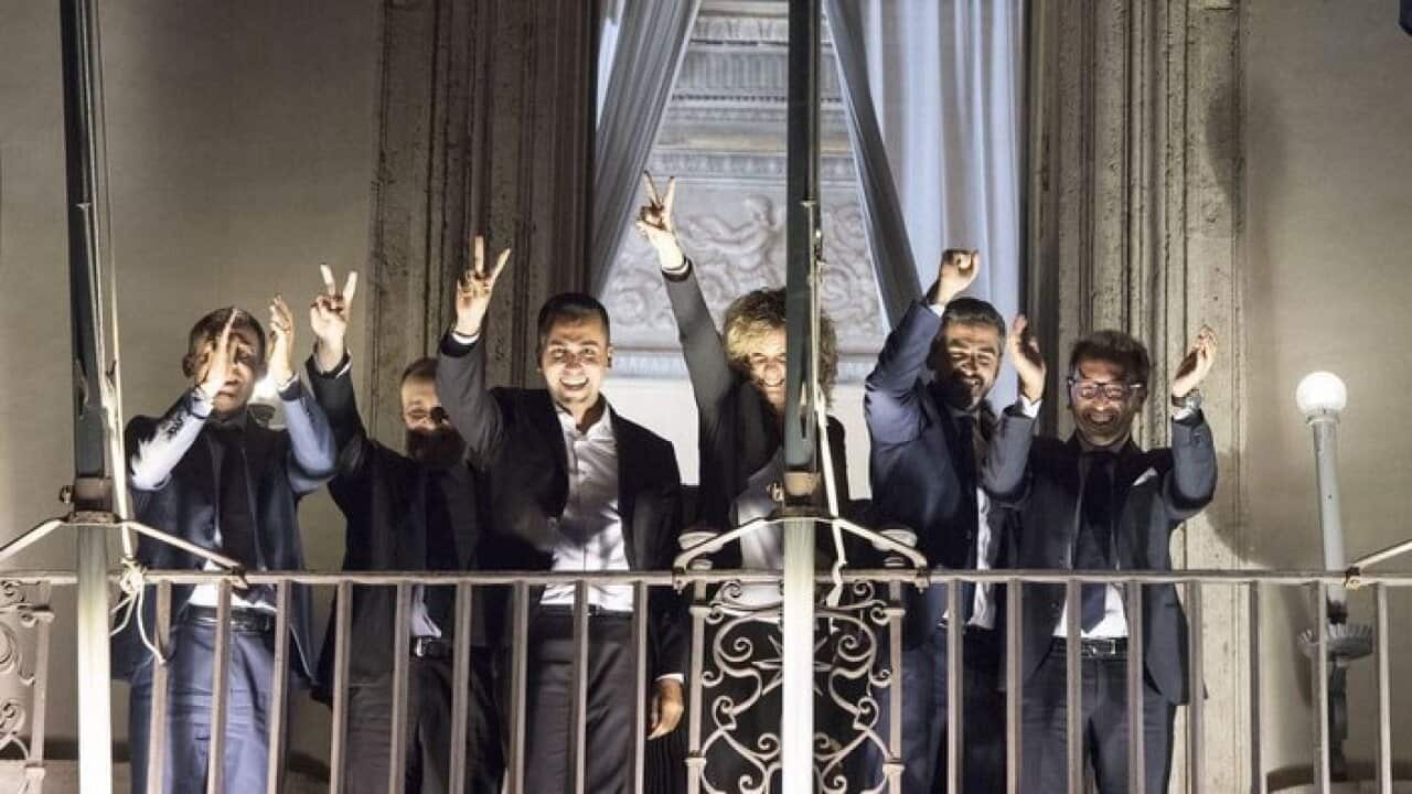 Esponenti del Governo dopo l'annuncio della bozza sul Bilancio.