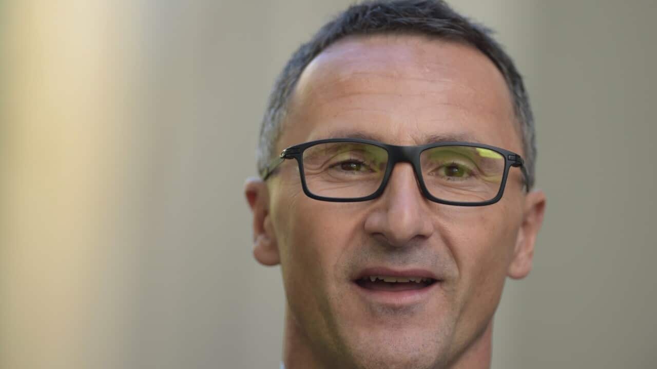 A file image of Australian Greens leader Richard Di Natale 