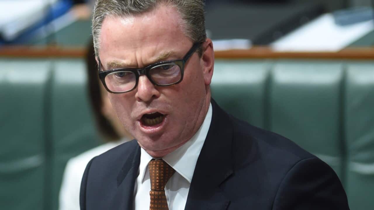 Defence Industry Minister Christopher Pyne