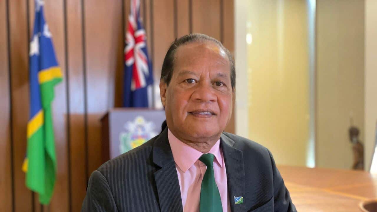 Solomon Islands High Commissioner Robert Sisilo in Canberra