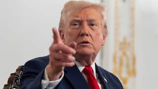 Trump points his finger