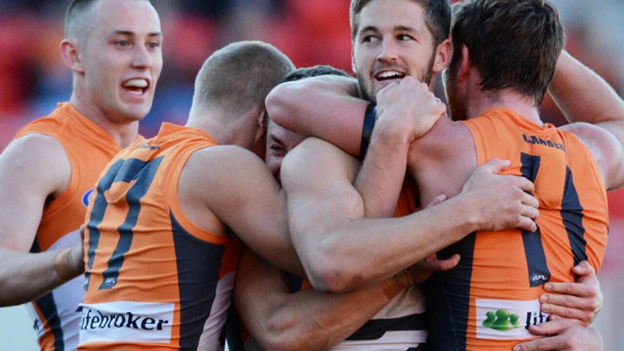 Greater Western Sydney have snapped a year-long losing streak with a 37-point win over Melbourne.