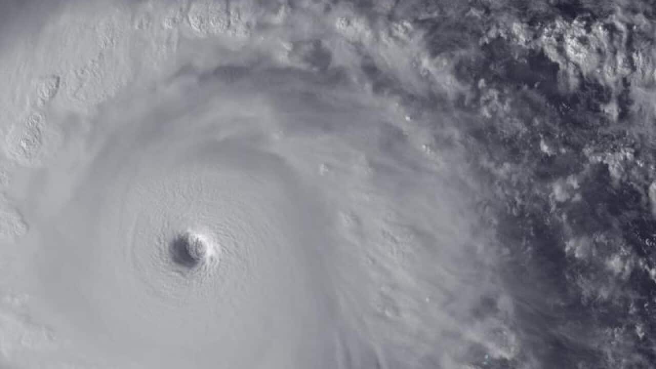 A handout satelite image