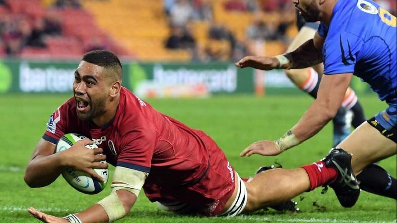 Lukhan Tui of the Queensland Reds