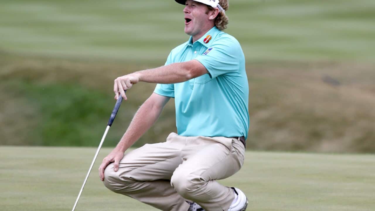 Golfer Brandt Snedeker at a tournament