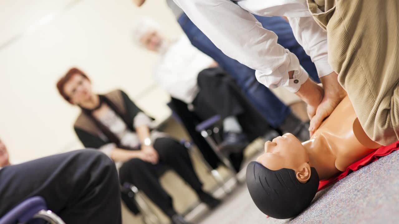 Practicing Chest Compressions