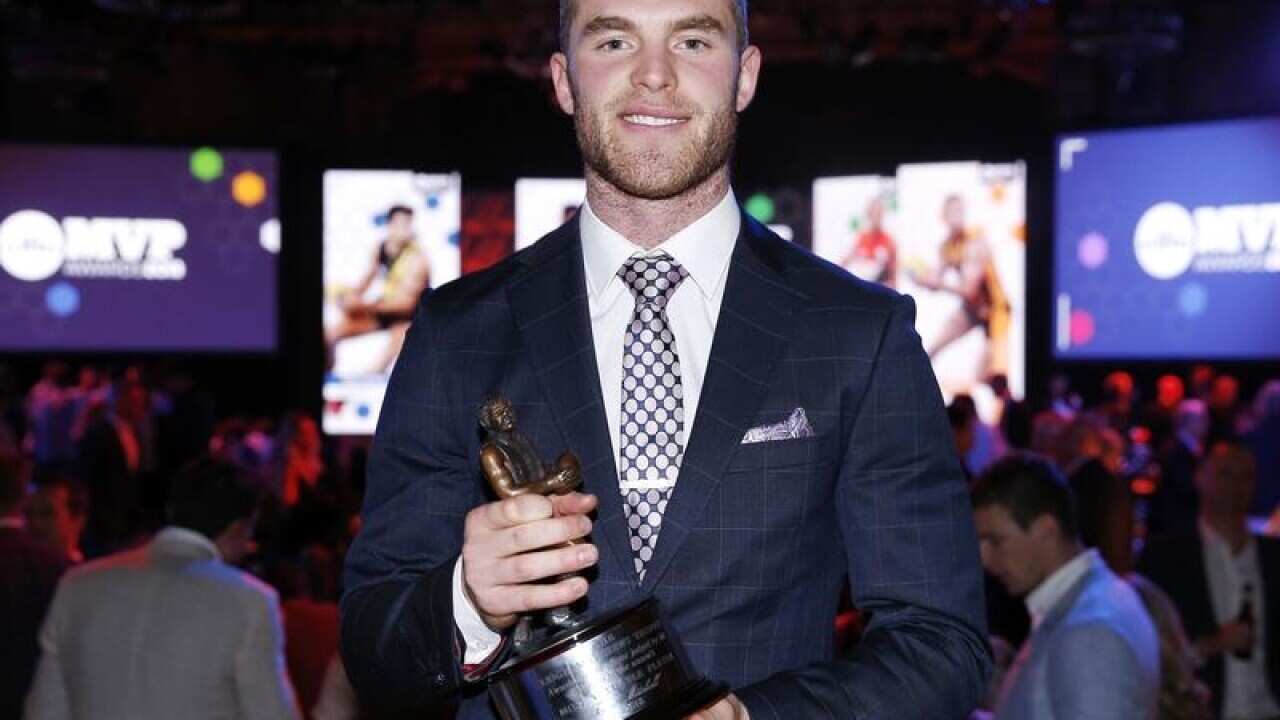 Tom Mitchell of the Hawks.