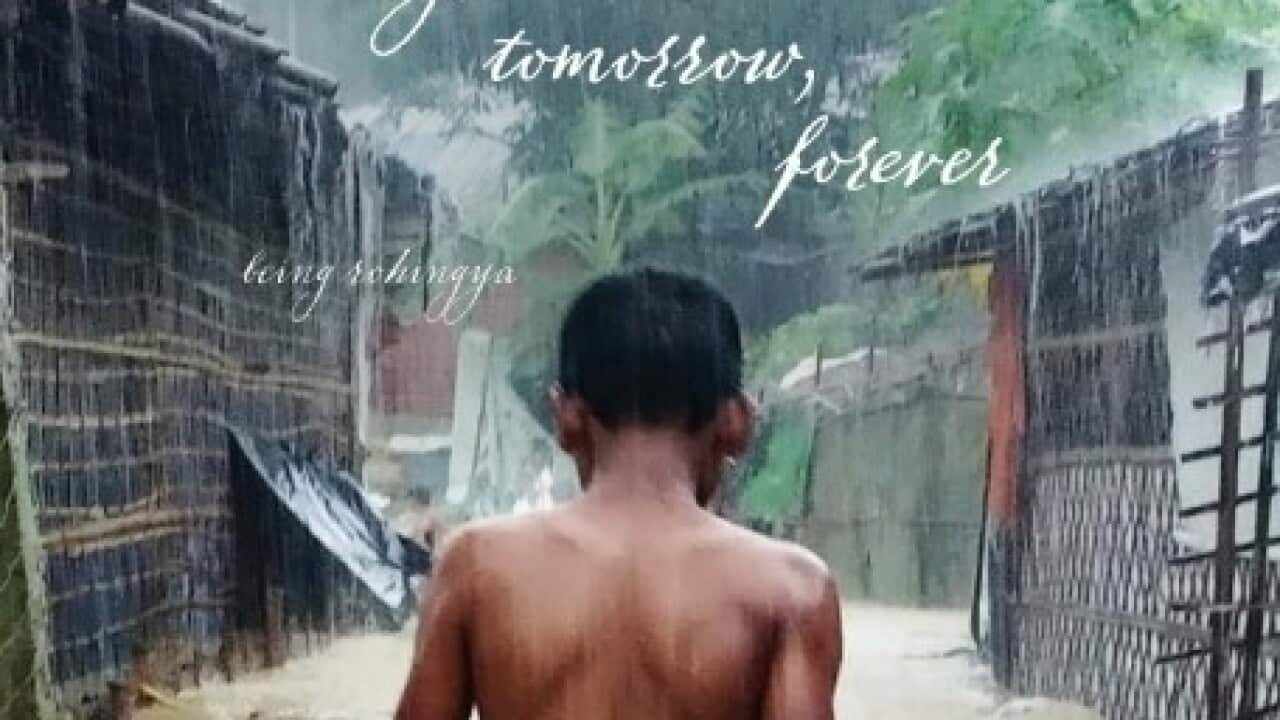 Cover of the book called "today tomorrow forever being Rohingya"