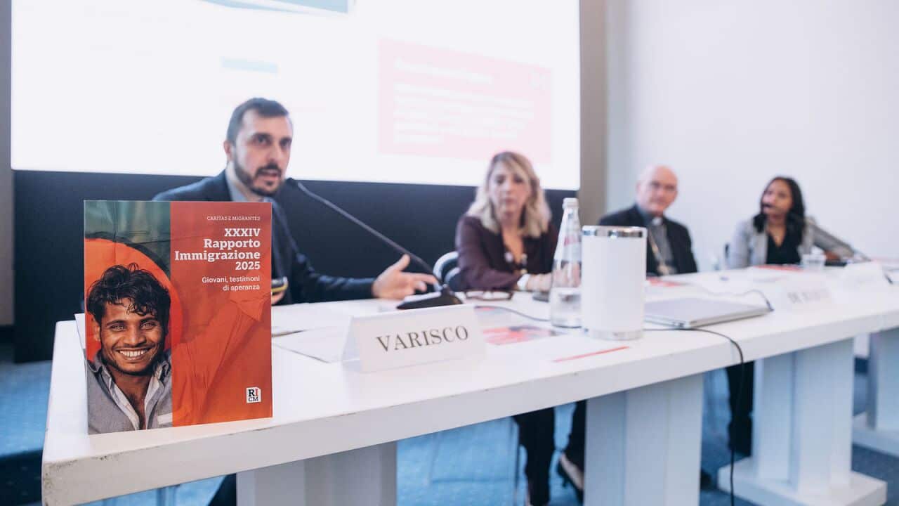 Simone Varisco, presentazione nazionale del Rapporto Immigrazione 2025, Roma, 14 ottobre 2025. © Hanchuk Photography..jpeg