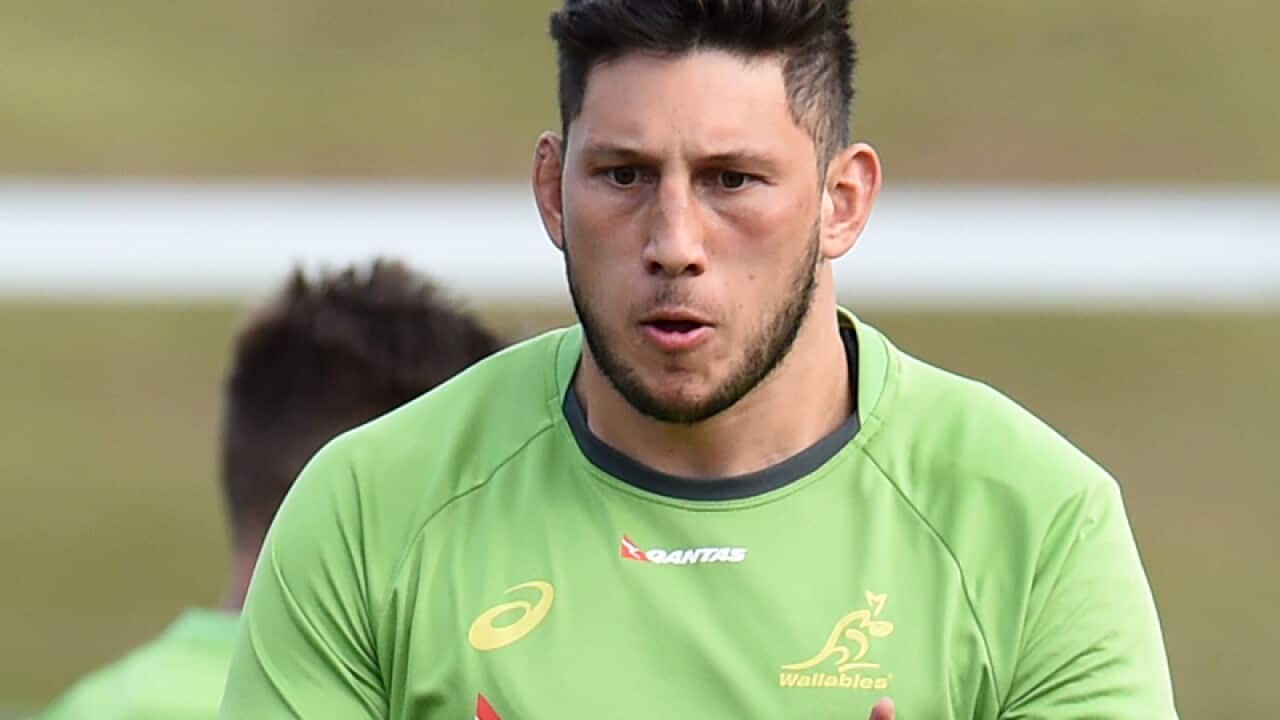 Wallabies player Adam Coleman