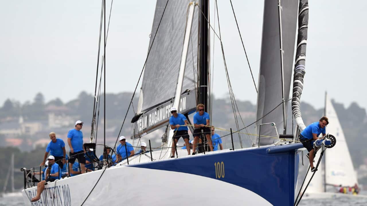 Crew members on board Ragamuffin 100